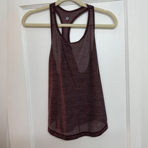 Lululemon brick red tank top, size 6